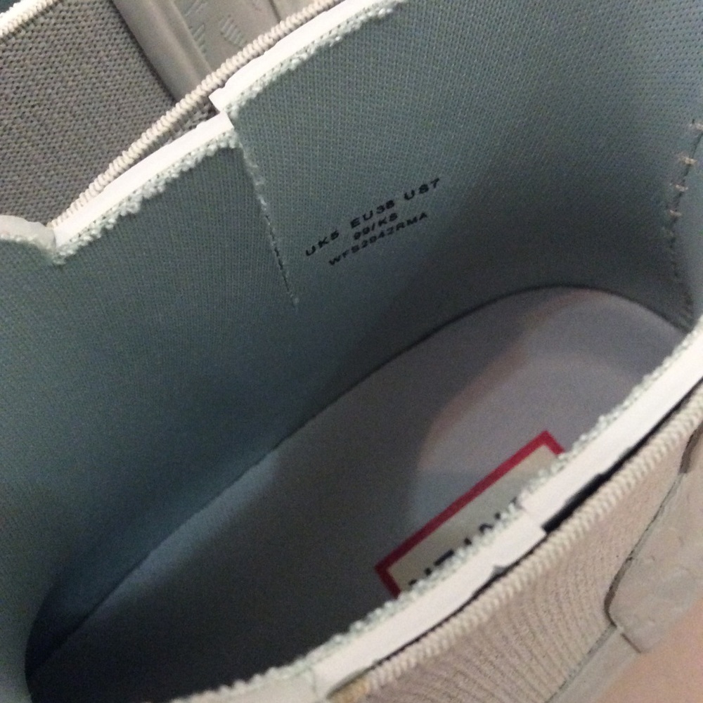 🆕 Madewell x HUNTER mint green ankle rain boots 7 - Picture 7 of 8